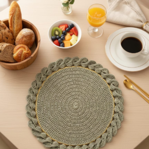 Souplast La Roque – Redondo com Borda Trançada